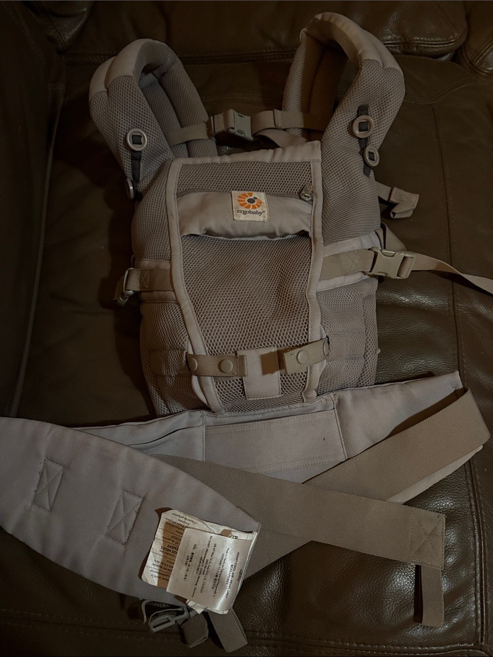 Ergobaby Adapt Cool Air in pearl gray